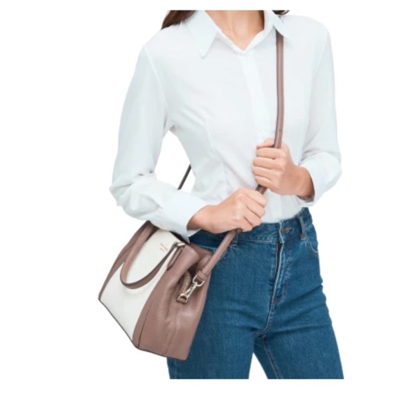 Kate Spade Jackson Med Satchel and Wallet- Neutral NWT - Picture 3 of 13